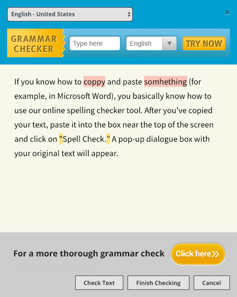 Online Spelling and Grammar Check | Spellcheck.net